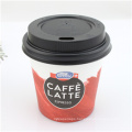 12oz Coffee Takeaway Paper Cup with Black Cover